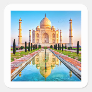 Sticker Carré haute définition TAJ MAHAL
