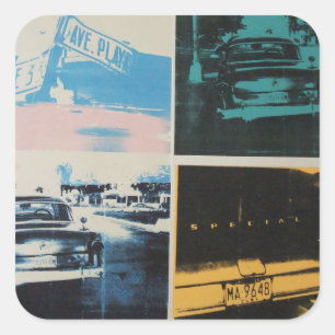 Sticker Carré Havane 1