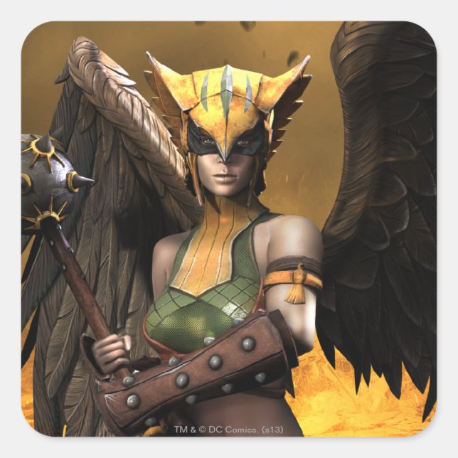 Sticker Carré Hawkgirl (Devant)