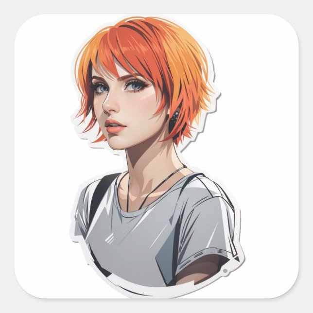 Sticker Carré hayley williams (Devant)