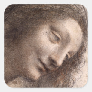 Sticker Carré Head of Virgin