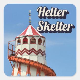 Sticker Carré Helter Skelter