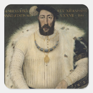 Sticker Carré Henri II, roi de la France, 1555