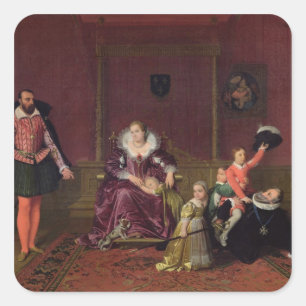 Sticker Carré Henri IV Roi de France et de Navarre