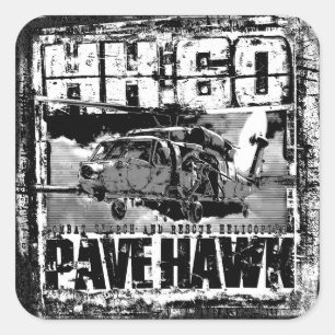 Sticker Carré HH-60 Pave Hawk