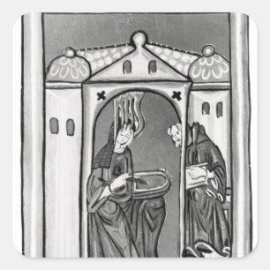 Sticker Carré Hildegard de Bingen
