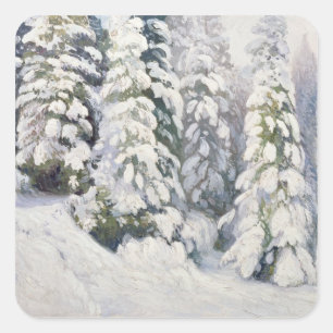 Sticker Carré Hiver Tale, 1913