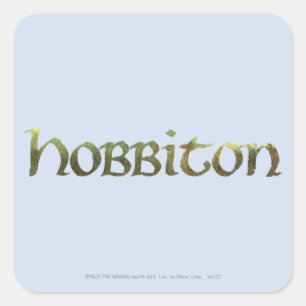 Sticker Carré HOBBITON™ Texté