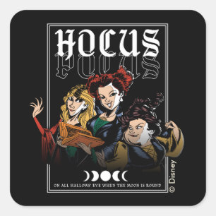 Sticker Carré Hocus Pocus Sanderson Malédiction