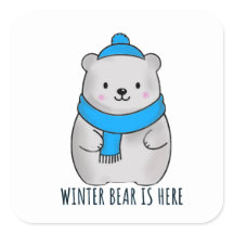 Holiday Season Winter Bear