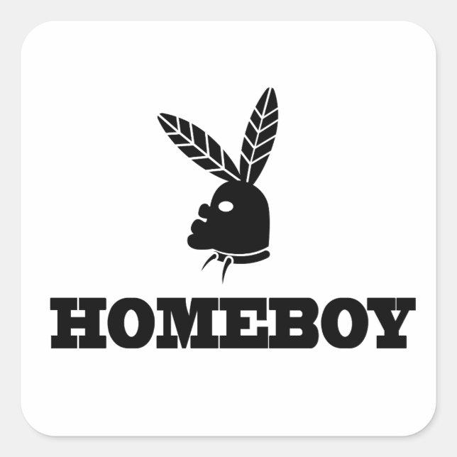 Sticker Carré Homeboy (Devant)