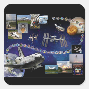 Sticker Carré Hommage à Atlantis