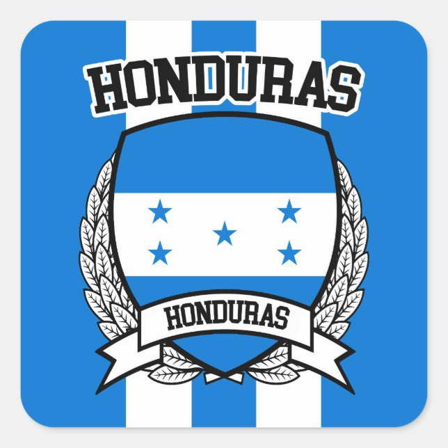 Sticker Carré Honduras (Devant)