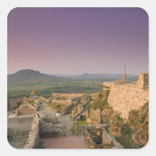 Sticker Carré HONGRIE, région du lac Balaton, SZIGLIGET :