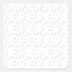 Sticker Carré horizontal Design Sixteen