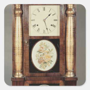 Sticker Carré Horloge à colonnes, c.1855