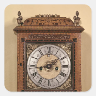 Sticker Carré Horloge de support, vers 1700