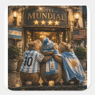 Sticker Carré  Hotel 4 estrellas Capibarras