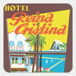 Sticker Carré Hotel Reina Cristina ~ Algeciras