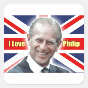 Sticker Carré HRH Duke d'Einburgh