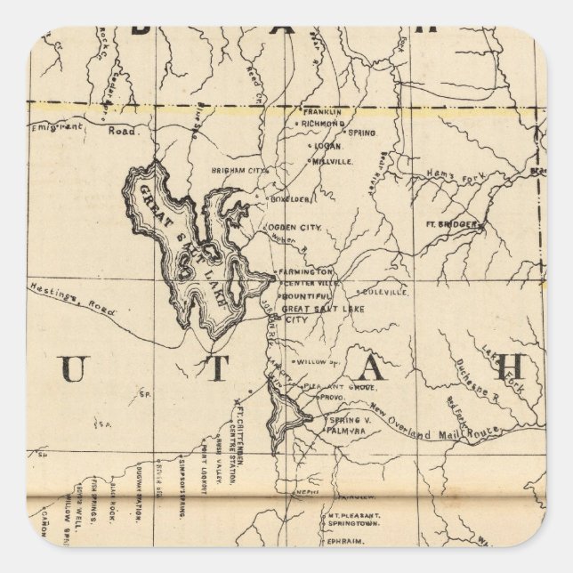 Sticker Carré Huit (Devant)