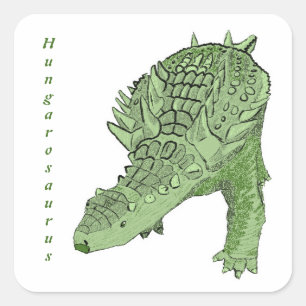 Sticker Carré Hungarosaurus 3