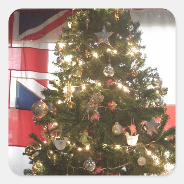 Sticker Carré I Love The United Kingdom Holiday Special Event Ar (Devant)
