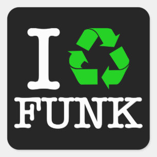 Sticker Carré I Recycle Funk