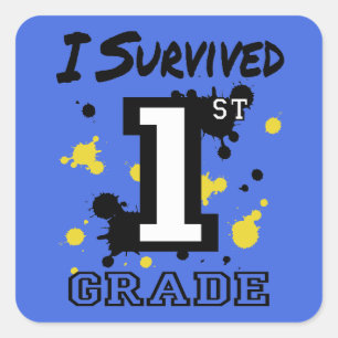 Sticker Carré I Survécu 1ère année