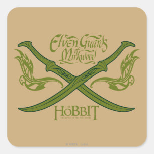 Sticker Carré Icône des gardes elfes de Mirkwood