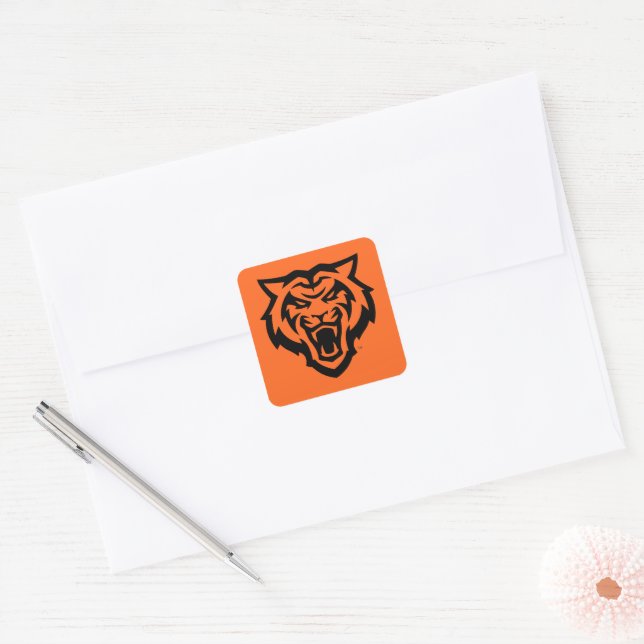 Sticker Carré Idaho State University Bengals Spirit Design (Enveloppe)