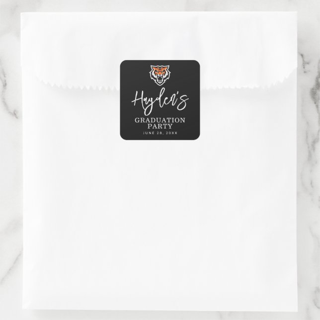 Sticker Carré Idaho State University Bengals Spirit Design (Sac)