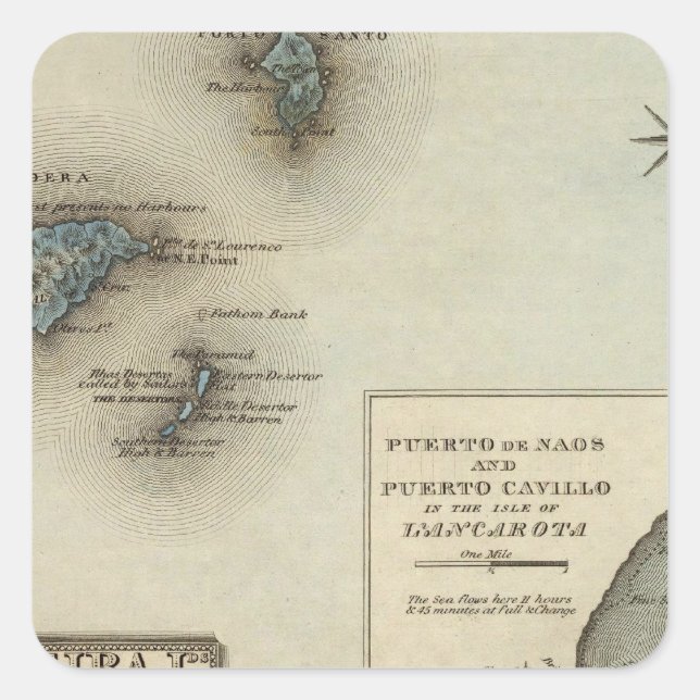 Sticker Carré Ids de Madère (Devant)