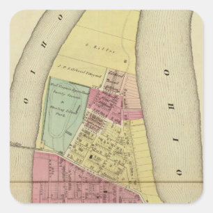 Sticker Carré Île de roulement