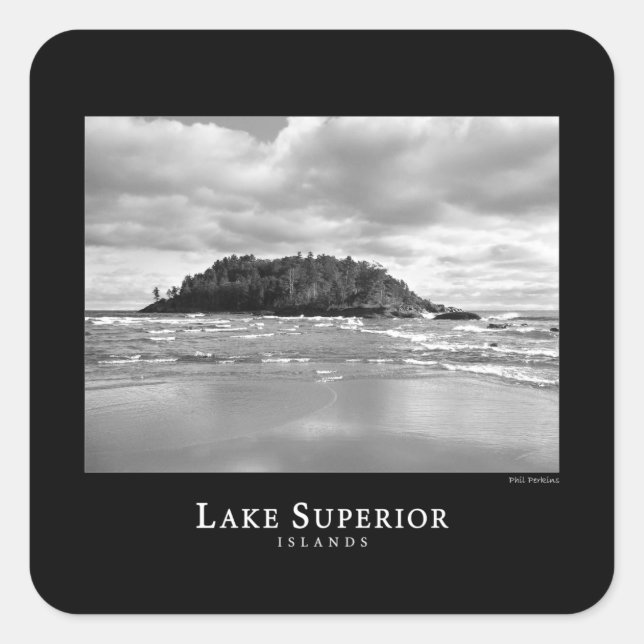 Sticker Carré Îles (Devant)