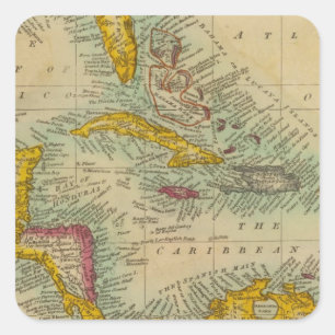 Sticker Carré Îles de l'Ouest