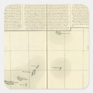 Sticker Carré Îles de Tuamotu Océanie aucuns 43