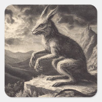 Illustration d'antiquité de Chupacabra Horreur