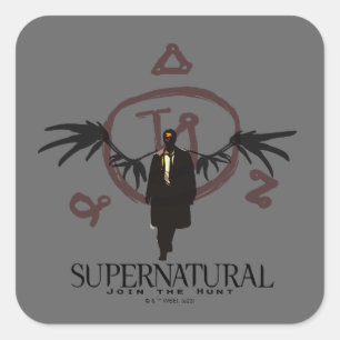 Sticker Carré Illustration de château surnaturel