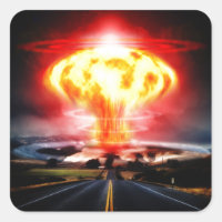 Illustration du nuage de champignons d'explosion n