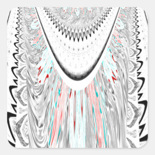 Sticker Carré Illustration vectorielle de couleur cygne douce et