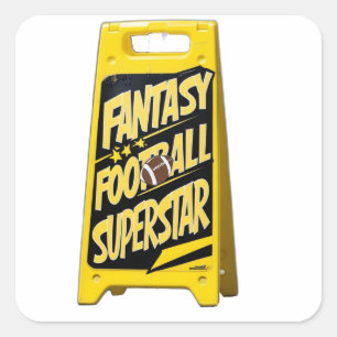 Sticker Carré Imaginaire football panneau de plancher en plastiq