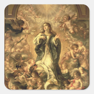 Sticker Carré Immaculée Conception, 1670-1672