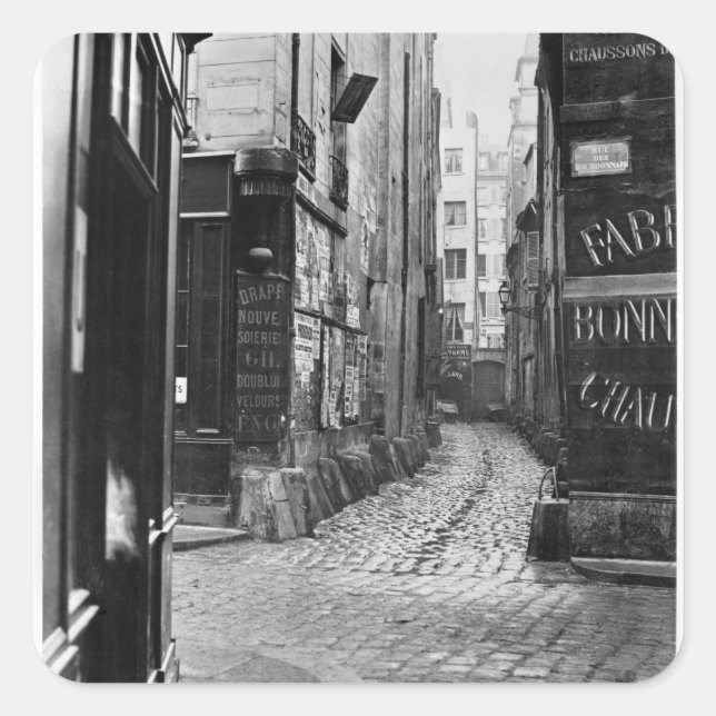 Sticker Carré Impasse du Bourdonnais (Devant)