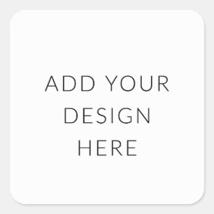 Sticker Carré Impression d'autocollants carrés de 2"