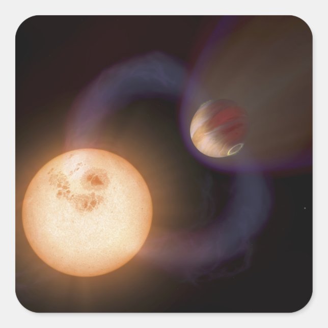 Sticker Carré Impression d'un artiste 2 (Devant)