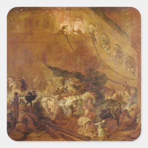 Sticker Carré Incendie à la Chambre des comptes