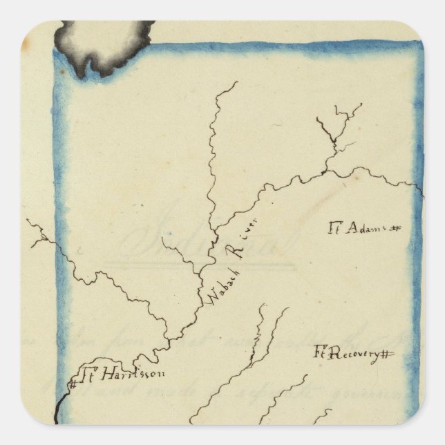 Sticker Carré Indiana 4 (Devant)