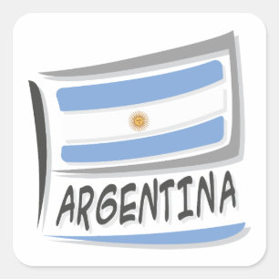 Sticker Carré Indicateur Argentine Pride X