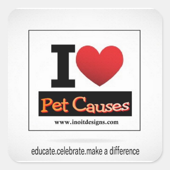 Sticker Carré Inoit Designs (Devant)